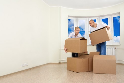Van transport for boxes and household items in South West London