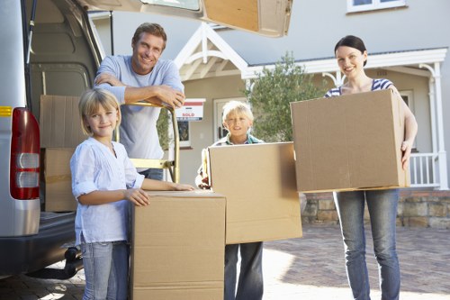 Commercial moving truck service for local Raynes Park businesses