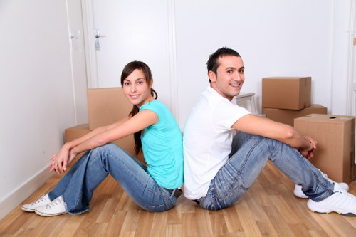 Secure loading of household items into a Raynespark van