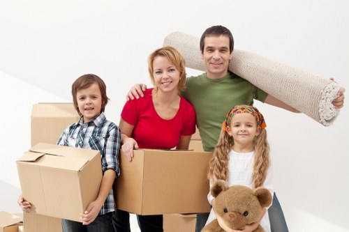 House removal service for a flat and family home in Raynes Park