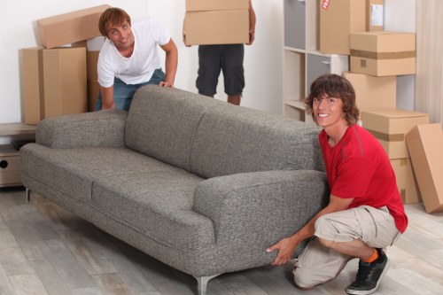 Commercial moving support for a local Raynes Park business