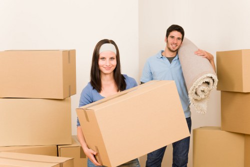 Careful loading of furniture for a local Raynes Park move