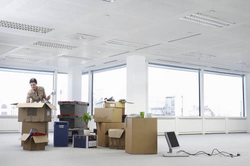 Local removal van for furniture transport in South West London