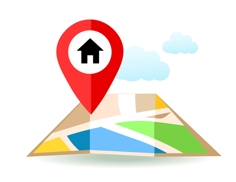 Packed moving boxes and furniture for local removals